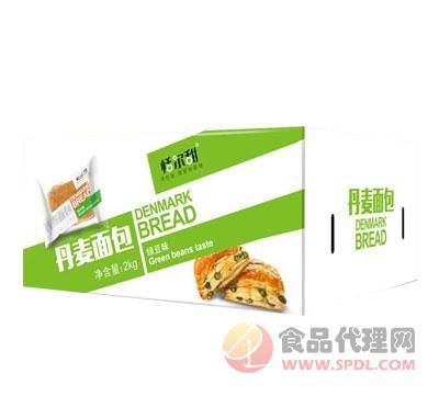 恬尓甜丹麦面包绿豆味2kg