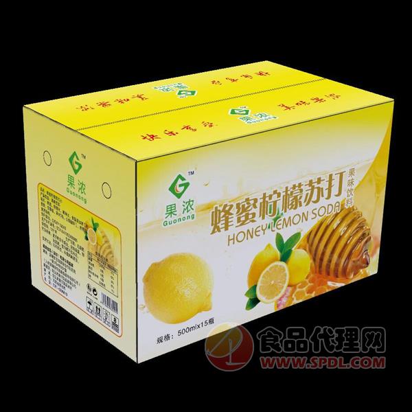 果浓蜂蜜柠檬苏打500mlx15