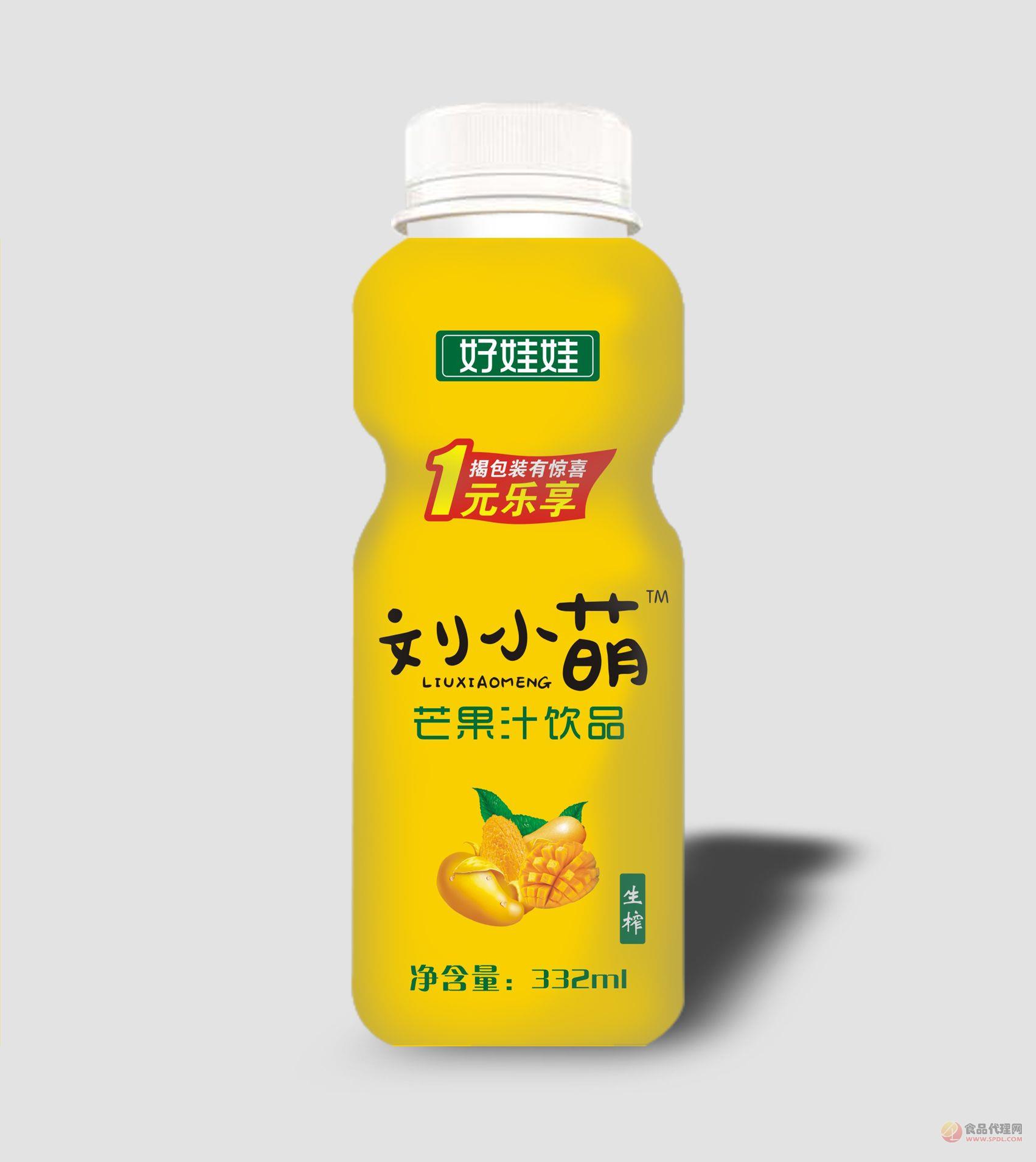 好娃娃刘小萌芒果汁饮品332ml