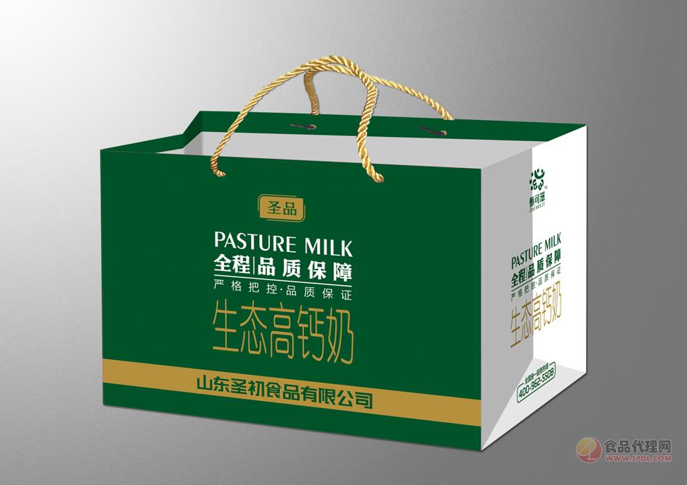圣初甄可滋生态高钙奶250mlX12盒