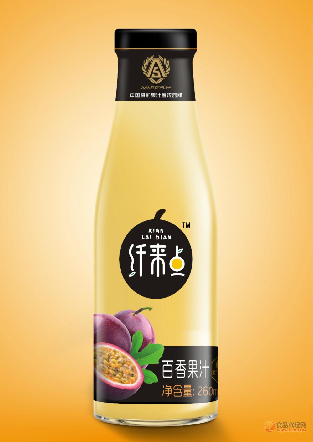 纤来点百香果汁饮料260ml