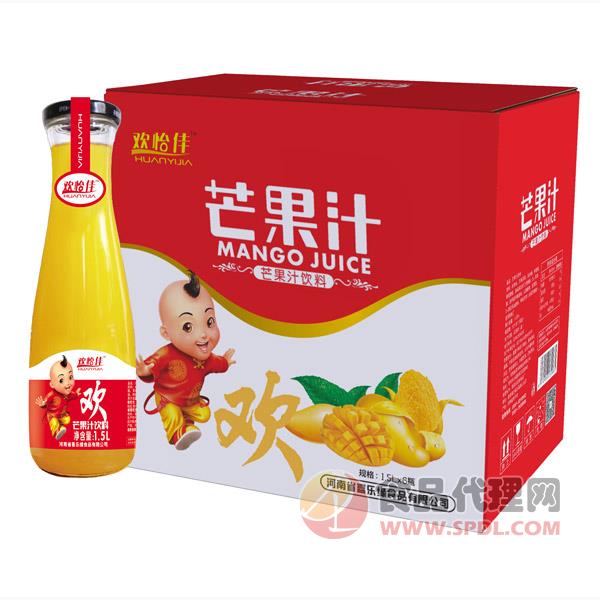 欢怡佳芒果汁1.5Lx6