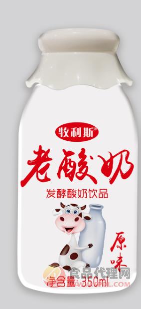 牧利斯老酸奶发酵酸奶饮品350ml