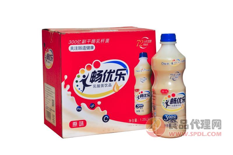 畅乐优原味乳饮品1.25Lx6