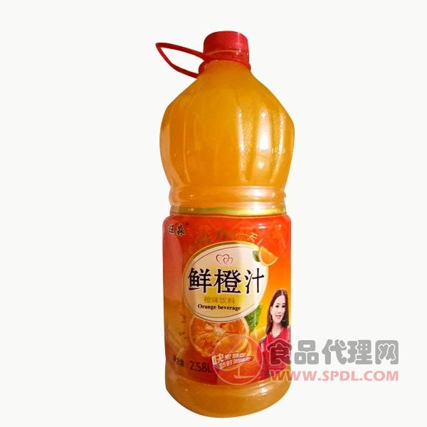 旺淼鲜橙汁2.58L