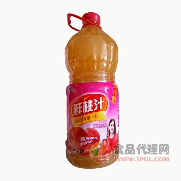旺淼鲜桃汁2.58L