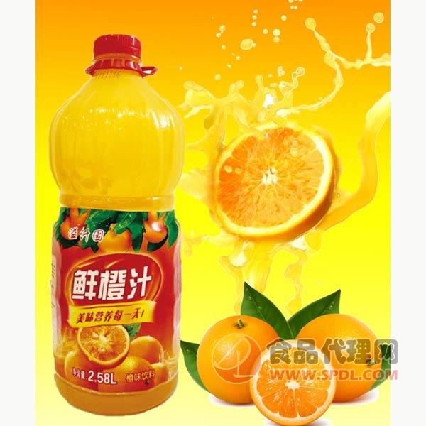 溢汁园鲜果橙2.58L