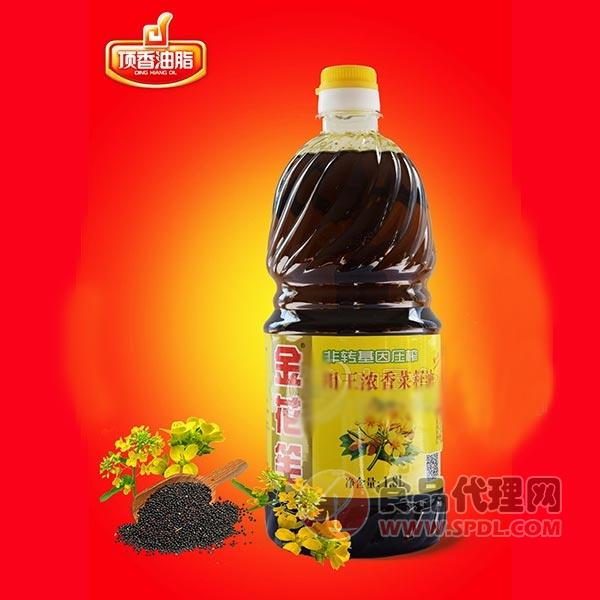 金花笙川王浓香菜籽油1.8L