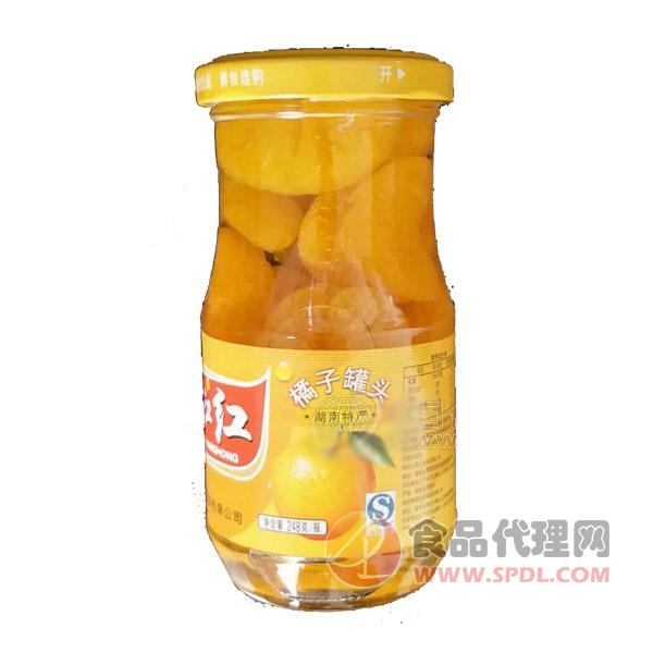 湘江红 橘子罐头湖南特产248g