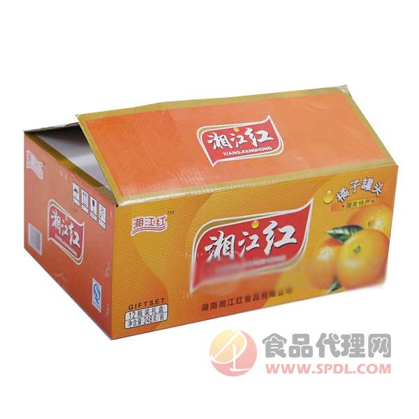 湘江红橘子罐头湖南特产248gx12瓶