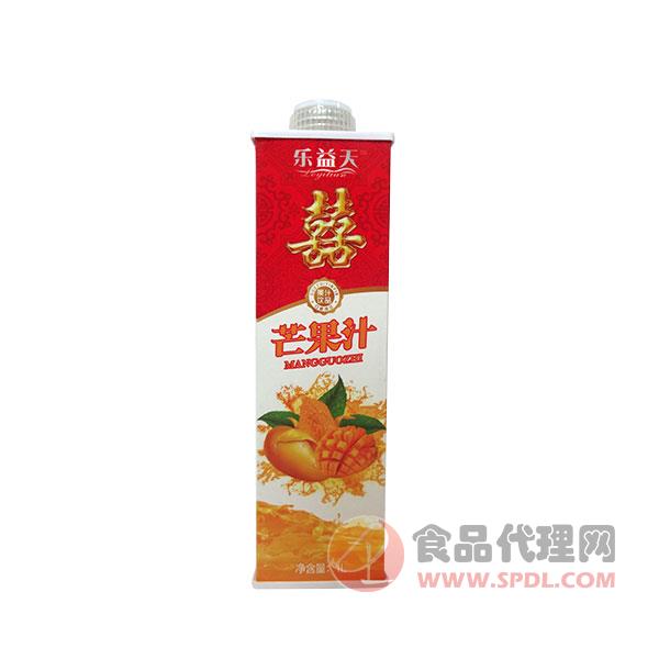 乐益天方盒芒果汁1L×6