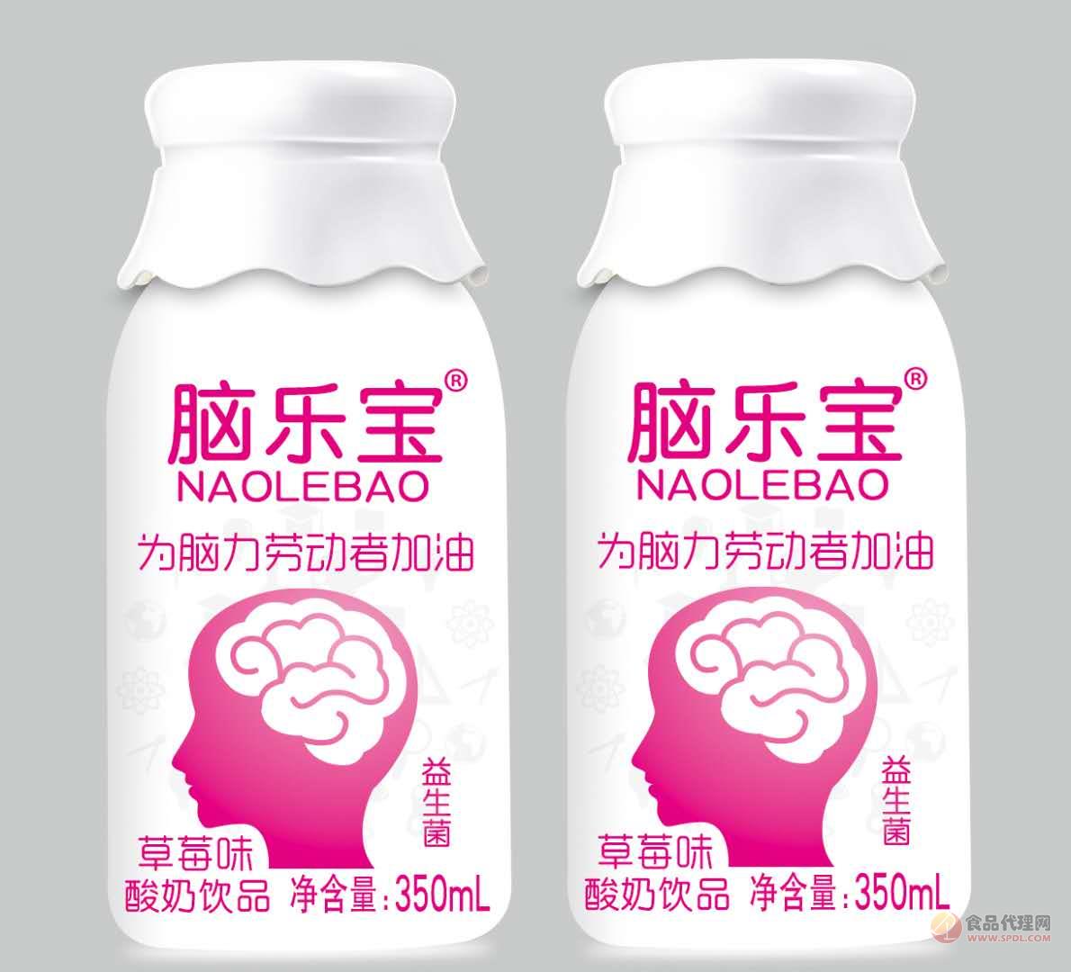 脑乐宝益生菌酸奶饮品草莓味350ml