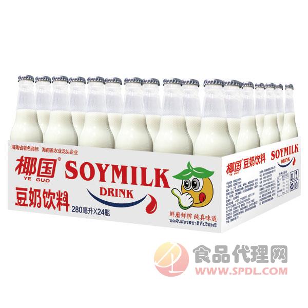 椰国豆奶饮料280ml