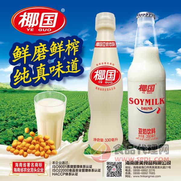 椰国豆奶饮料330ml