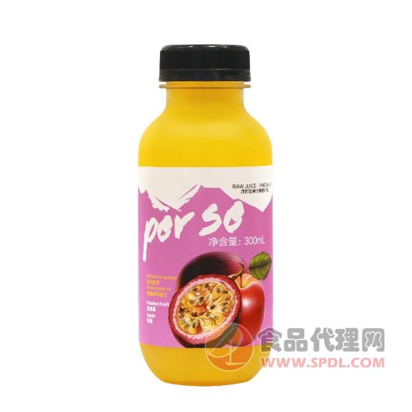 百香果苹果复合果汁300ml