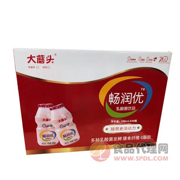 大蘑头畅润优乳酸菌饮品100mlx30瓶