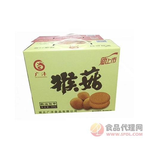 广沣猴菇酥性饼干600g