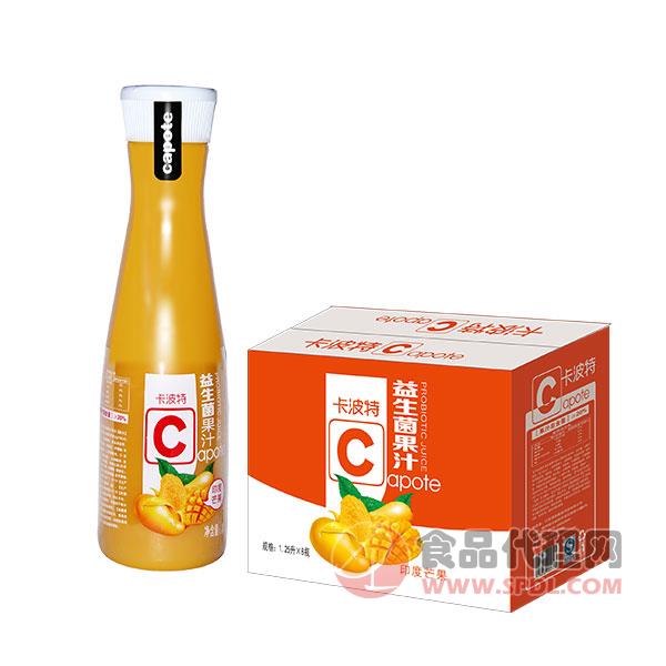 卡波特c芒果益生菌果汁1.25l