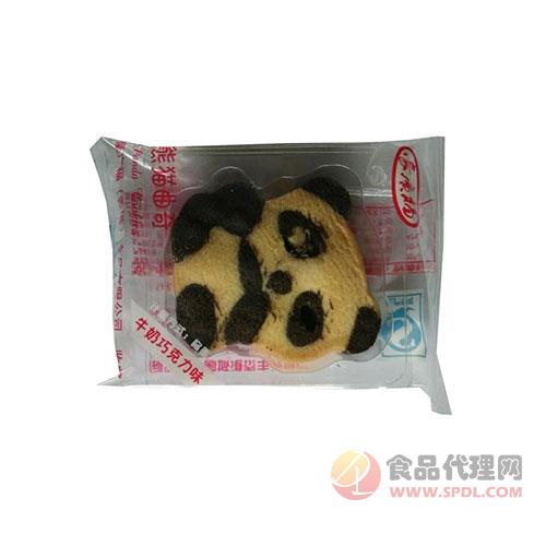 豪广福熊猫曲奇牛奶巧克力味袋装
