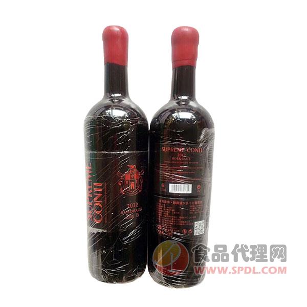**康帝珍藏波尔多干红葡萄酒750ml