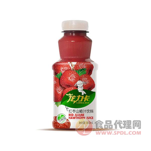 龙力卡红枣山楂汁饮料450ml