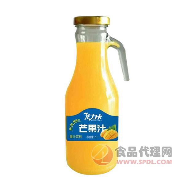 龙力卡芒果汁1L