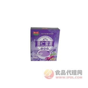 花之恋薏仁紫薯无糖型奶茶盒装