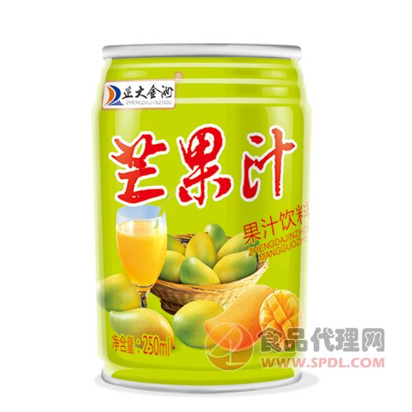 正大金洲芒果汁饮料250ml