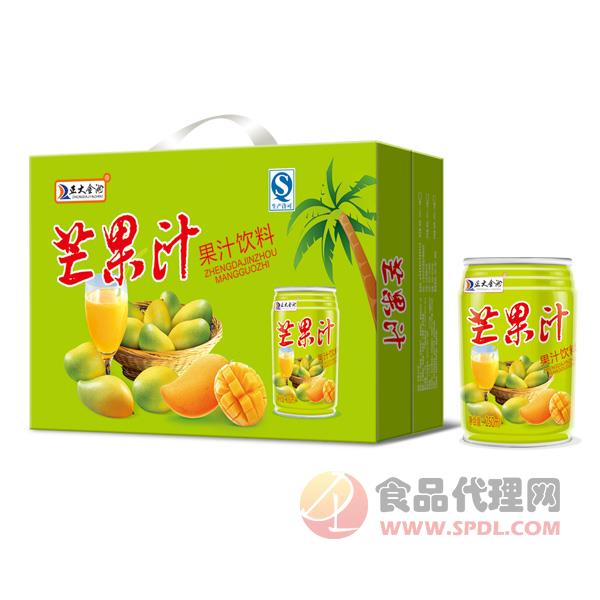 正大金洲芒果汁饮料250ml×16罐
