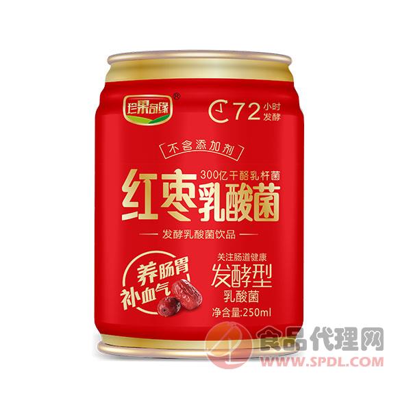 珍果奇缘红枣乳酸菌饮品250ml