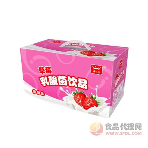 康小乐草莓乳酸菌饮品16杯