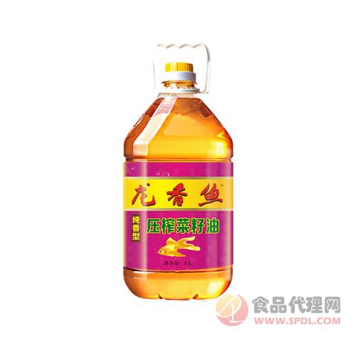 龙香鱼纯香型压榨菜籽油5L