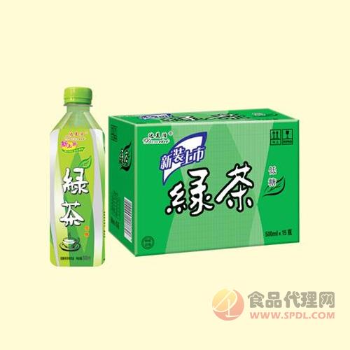 达美滋绿茶低糖500ml
