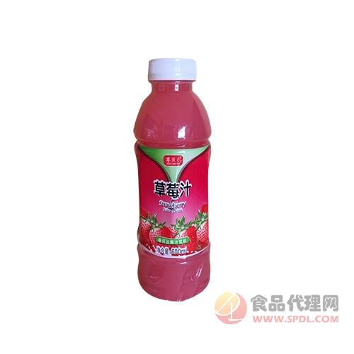 尊贝尔草莓汁600ml