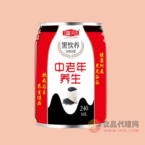 瑾冠黑饮养中老年养生谷物浓浆240ml