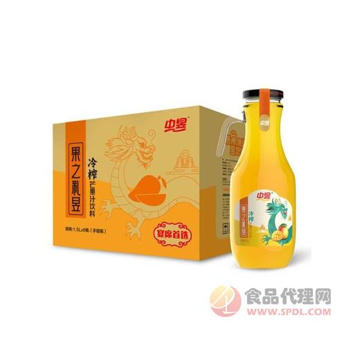 中昱冷榨芒果汁饮料1.5LX6瓶