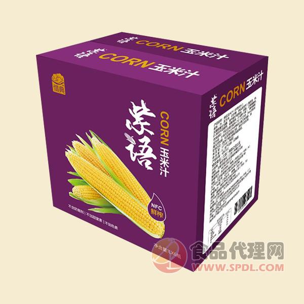 紫语玉米汁1L×6瓶