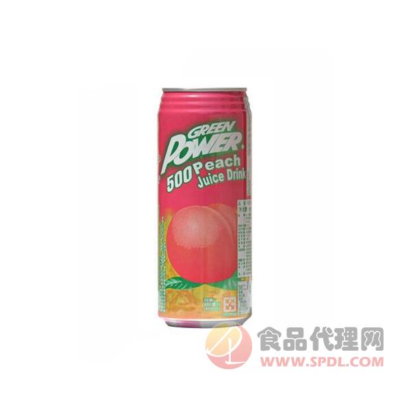 绿力水蜜桃汁490ml