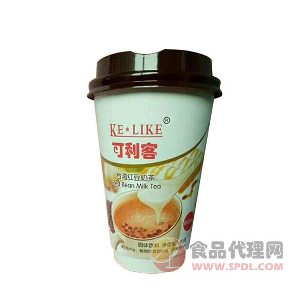 可利客台湾红豆奶茶固体饮料45g