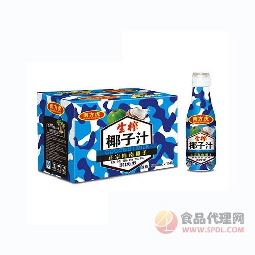 南方虎生榨椰子汁果肉型饮料500mlx15瓶