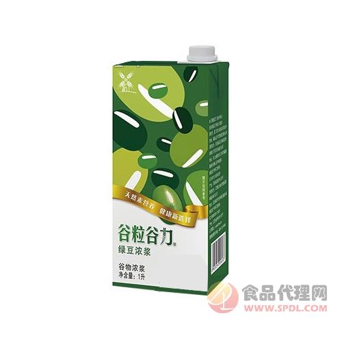 谷粒谷力绿豆浓浆1L