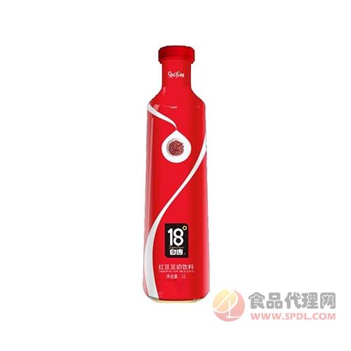 世锦18℃自由红豆豆奶饮料1L