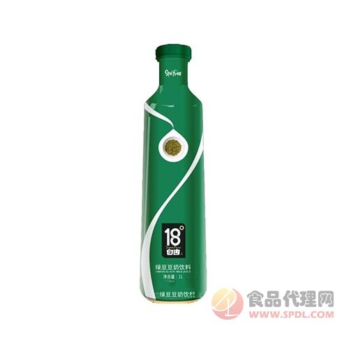 世锦18℃自由绿豆豆奶饮料1L