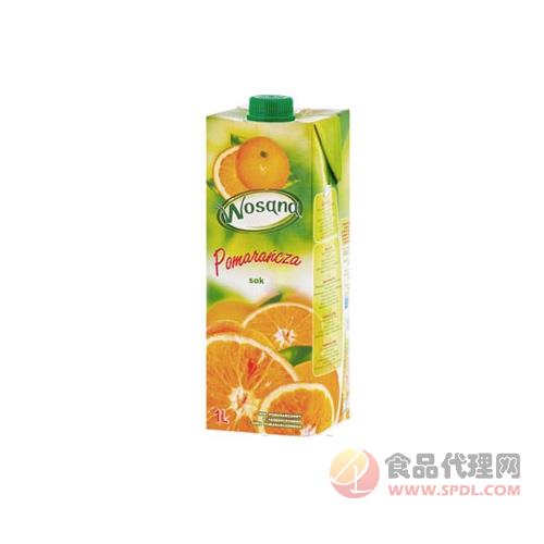 宏祥启WOSANA橙汁1L纸盒装