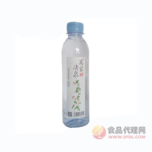 万家清泉矿泉水360ml