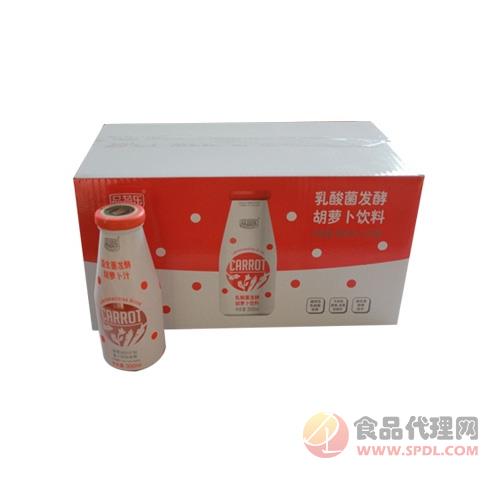 果蔬乐乳酸菌发酵胡萝卜饮料300mlx15瓶