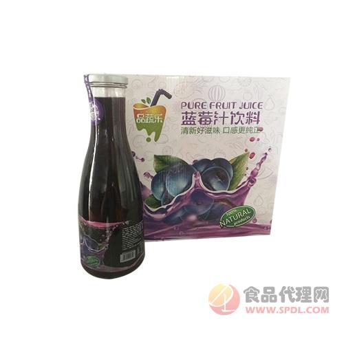 品蔬乐蓝莓汁饮料1Lx6瓶