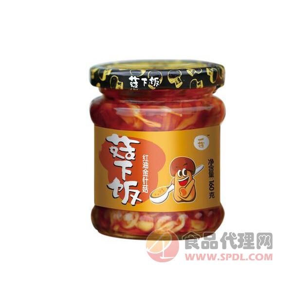 鑫福川菇下饭红油金针菇160g