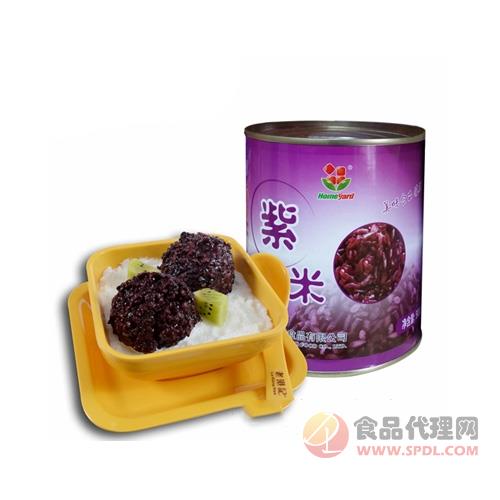 香园紫米罐头罐装