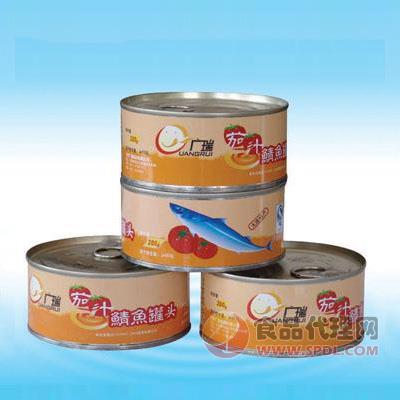 广瑞茄汁鲭鱼罐头280g